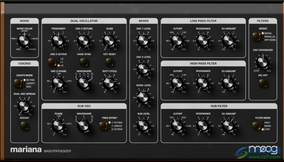 Moog Music Mariana(低音合成器)