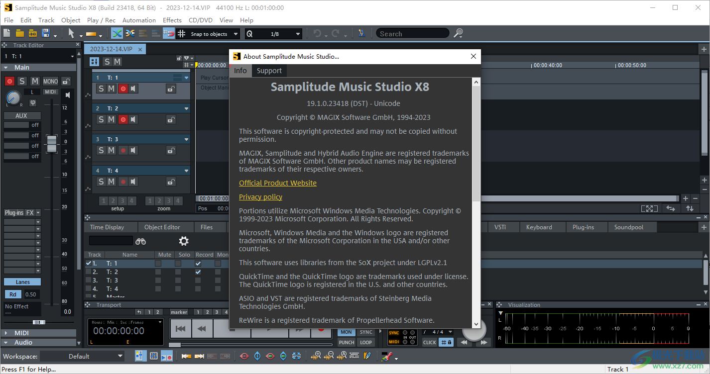 MAGIX Samplitude Music Studio X8(音乐制作)