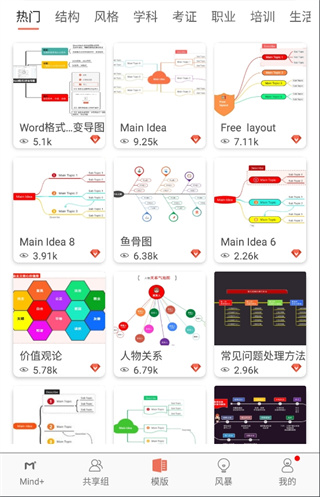 寻简思维导图(原Mind+思维导图)