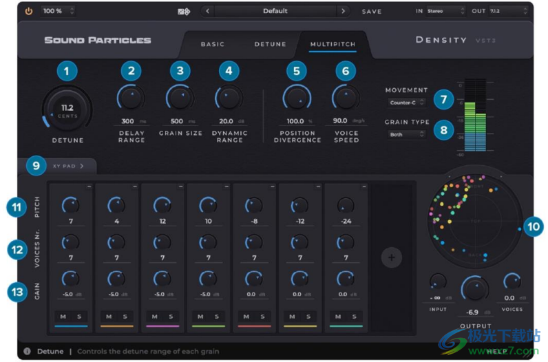 Sound Particles Density(多层声音效果器)