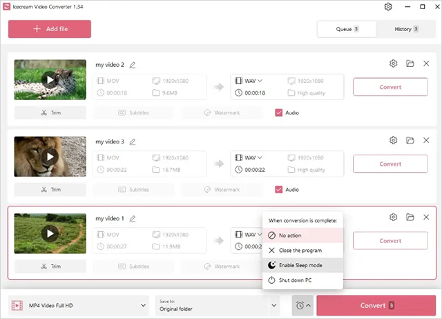 IceCream Video Converter视频转换器