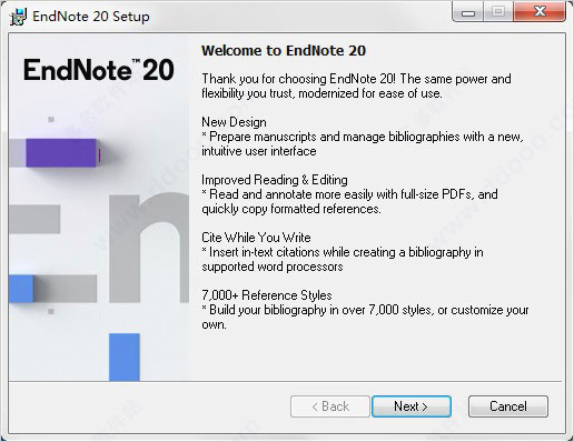 endnote20中文版