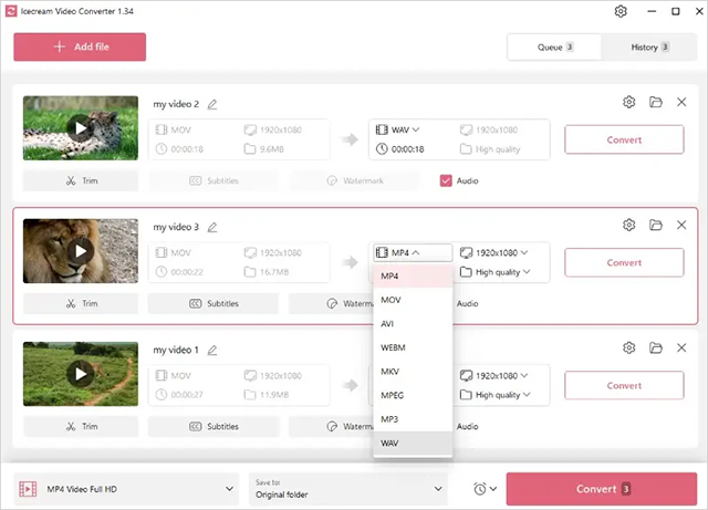 IceCream Video Converter视频转换器