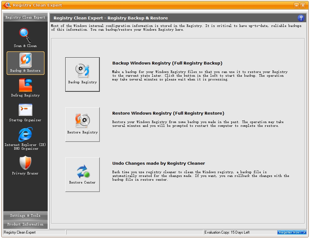 Registry Clean Expert(注册表清理专家)