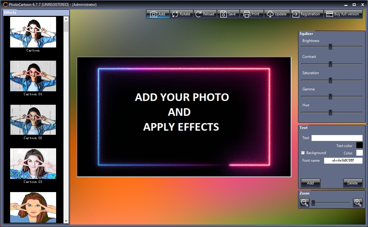 PhotoCartoon(照片转漫画软件)