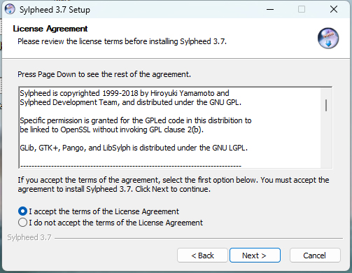 Sylpheed(Email客户端程序)